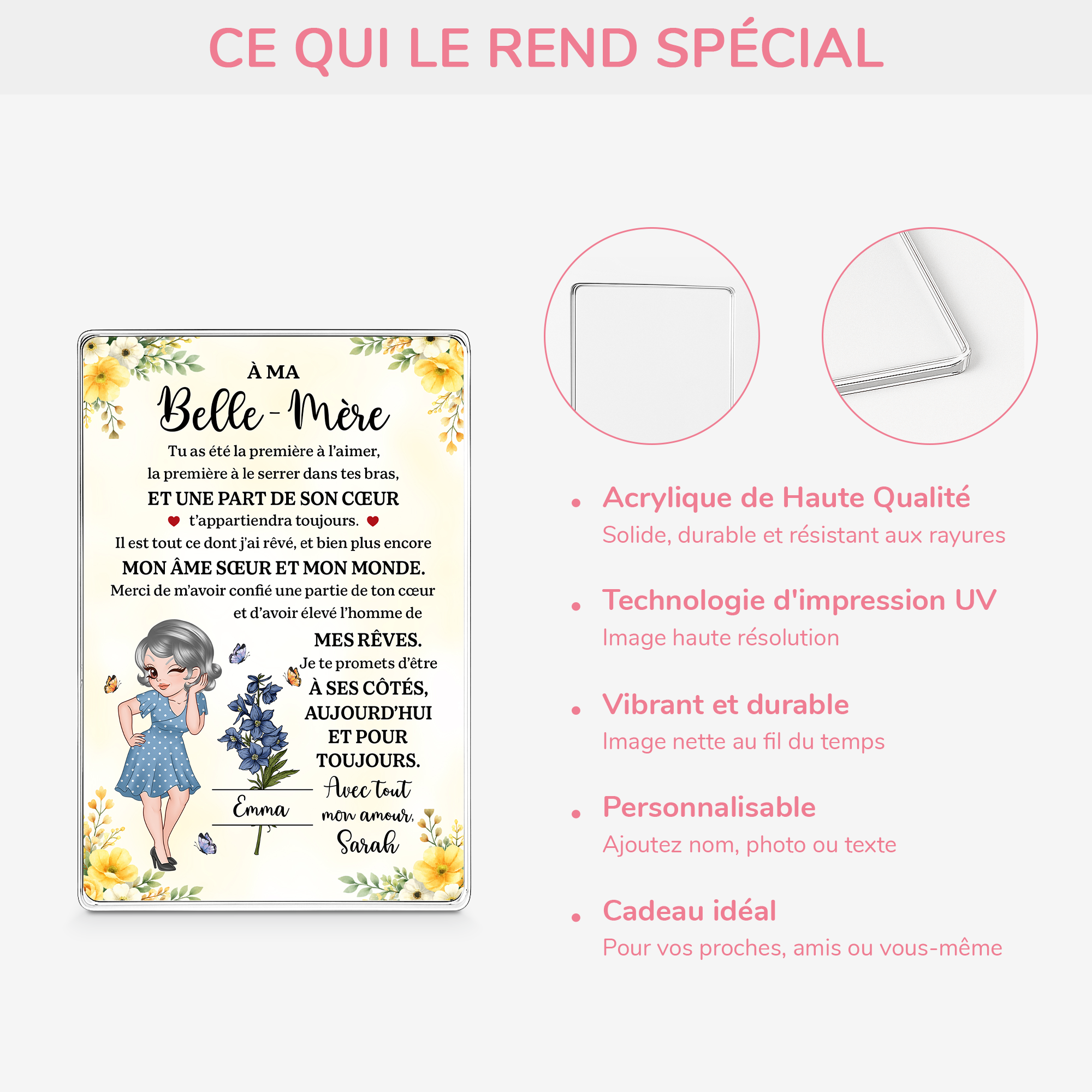 7838RFR4 plaque en acrylique personnalisee rectangulaire cadeau pour ma belle mere 7838r6fwa_fe9d31c1 fd97 4817 b100 1fb811f4a038