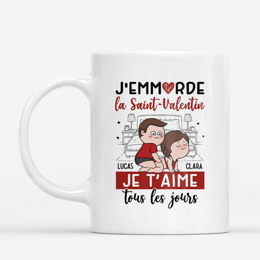 7850MFR1 mug personnalise couple saint valentin je taime tous les jours 7850m3tmg