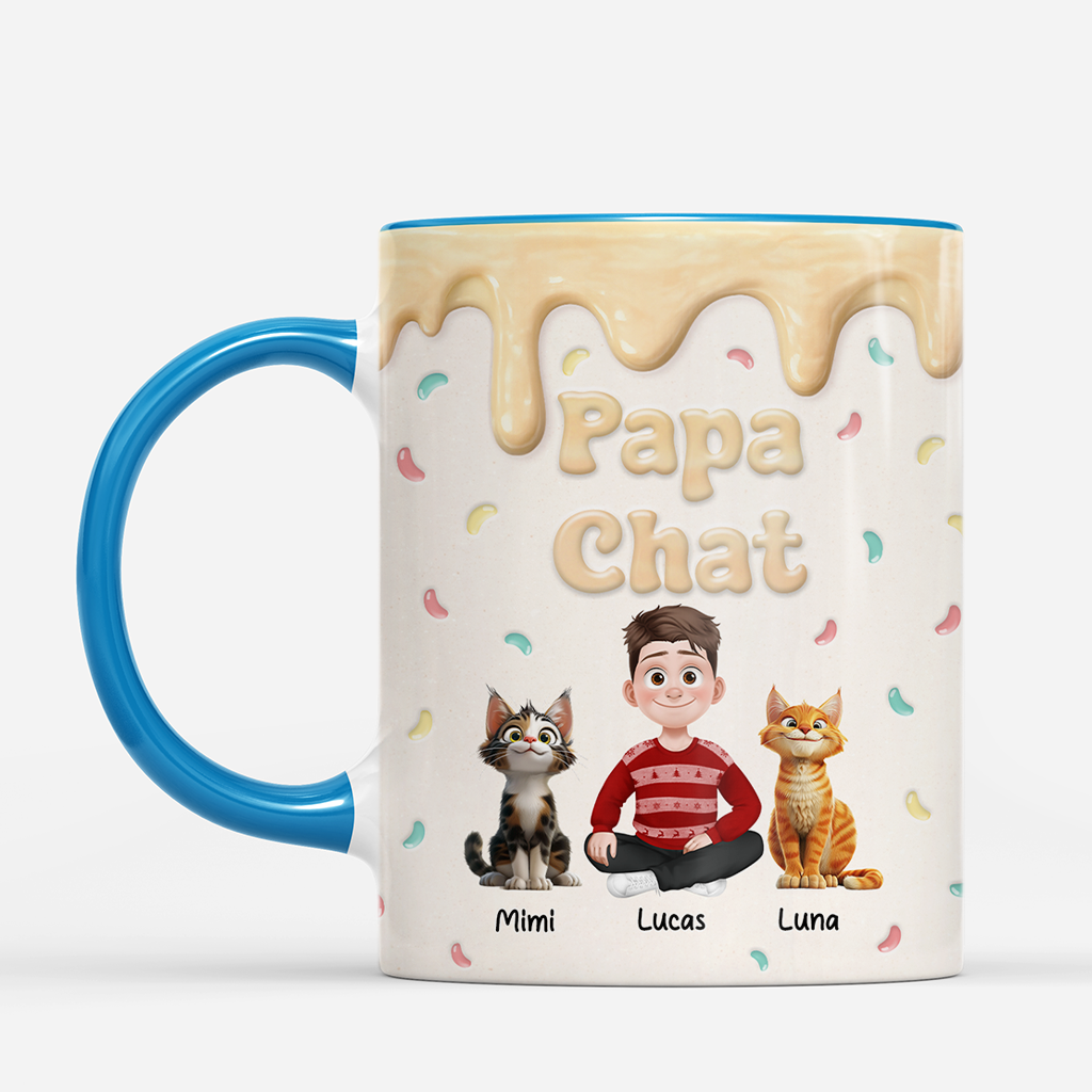 7870MFR2 effet dimpression 3d mug personnalise chat pastel maman chat 7870m8fcd