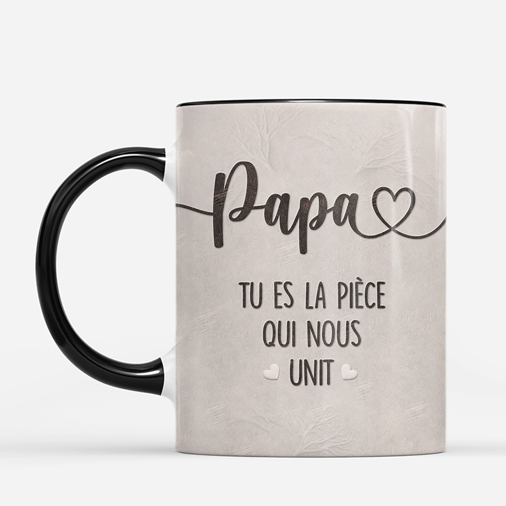 7873MFR2 effet dimpression 3d mug personnalise maman papa qui nous unit 7873mtfza