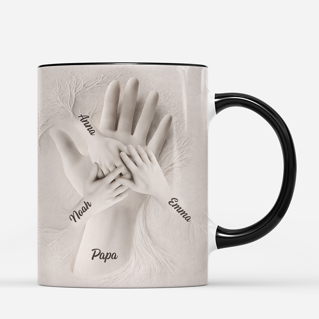7873MFR3 effet dimpression 3d mug personnalise maman papa qui nous unit 7873mtfza