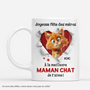 7880MFR1 effet dimpression 3d mug personnalise chat joyeuse fete des maman chat 7880m