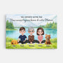 7904CFR1 toile personnalisee famile et animaux toujours besoin de notre maman et papa 7904c8pza