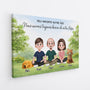 7904CFR2 toile personnalisee famile et animaux toujours besoin de notre maman et papa 7904c8pza