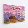 7906CFR2 toile personnalisee mamie maman papa papy petits enfants rendent la vie merveilleuse 7906c8lza