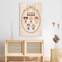 7917CFR3 toile personnalisee maman mamie ses petits enfants 7917c8xha