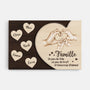 7921CFR1 effet dimpression 3d toile personnalisee famille amour de maman papa 7921cslmi