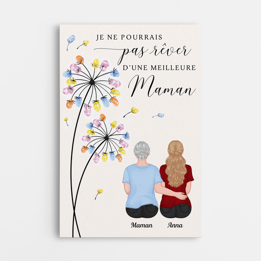 7928CFR1 toile personnalisee famille une meilleure maman papa 7928c3kta_07b04de6 df83 4982 8887 b53bf0aa96e0