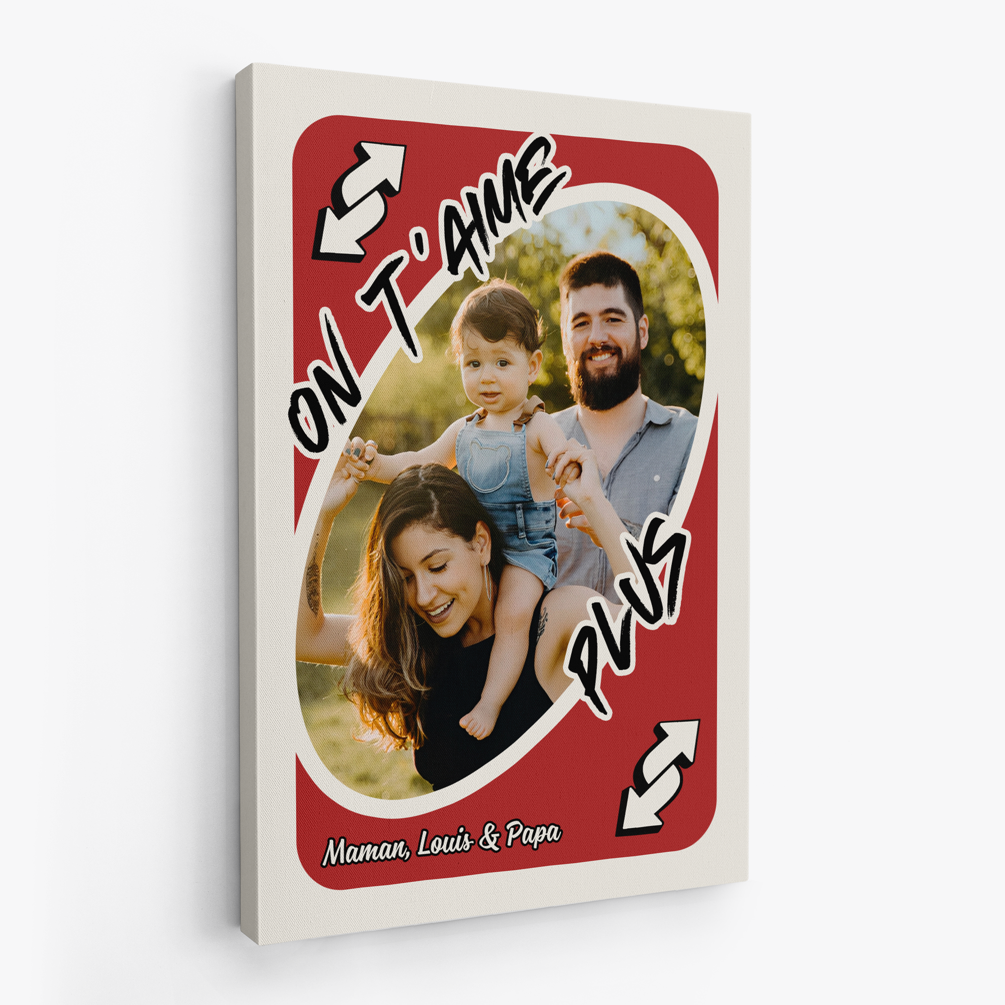 7929CFR2 je taime plus toile avec photo personnalise_ maman papa 7929csqha