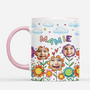7931MFR2 mug personnalise papy mamie avec photo ses jolies fleurs 7931mtfhb