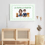7945CFR1 toile personnalisee famille animaux notre famille avec chat et chien 7945c3vmf_1