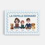 7945CFR1 toile personnalisee famille animaux notre famille avec chat et chien 7945c3vmf_2
