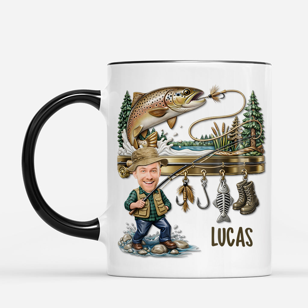 7958MFR2 effet dimpression 3d mug personnalise papa papy avec possion cadeau pecheur 7958m6pab
