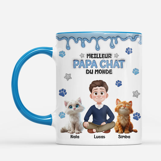7966MFR2 effet dimpression 3d mug personnalise chat dessin meilleure maman chat 7966m8qzd