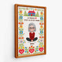 7975CFR1 toile personnalisee mamie maman maison cest la ou est maman 7975ccvca_2