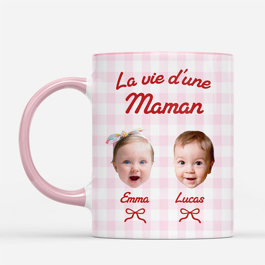 7985MFR1 mug personnalise maman mamie avec photo la vie dune maman 7985m8vwa_1