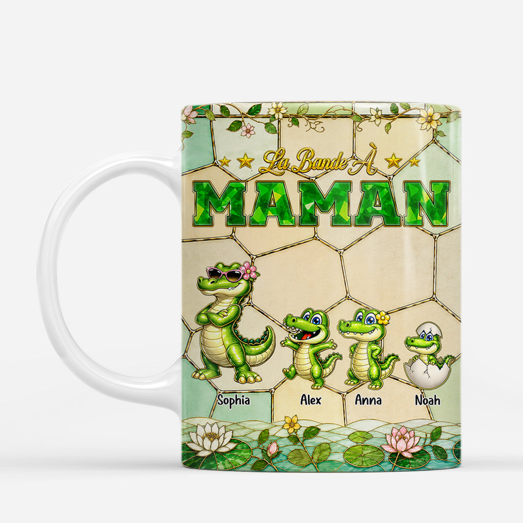 7992MFR2 mug personnalise papa maman la bande de papa crocodile 7992msp1a
