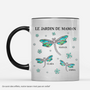 7997MFR1 mug personnalise maman mamie le jardin de maman libellule 7997m8fma