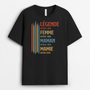 8017AFR1 t shirt personnalise maman mamie tu es une legende 8017a8pha
