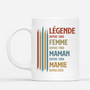 8017MFR1 mug personnalise maman mamie tu es une legende 8017m8pha