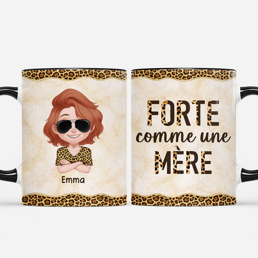 8019MFR1 mug personnalise maman forte comme une mere 8019maf5a