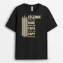 8022AFR1 t shirt personnalise papa papy etre legende papa papy 8022a8phb