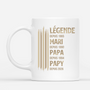 8022MFR1 mug papa papy etre legende papa papy 8022m8phb