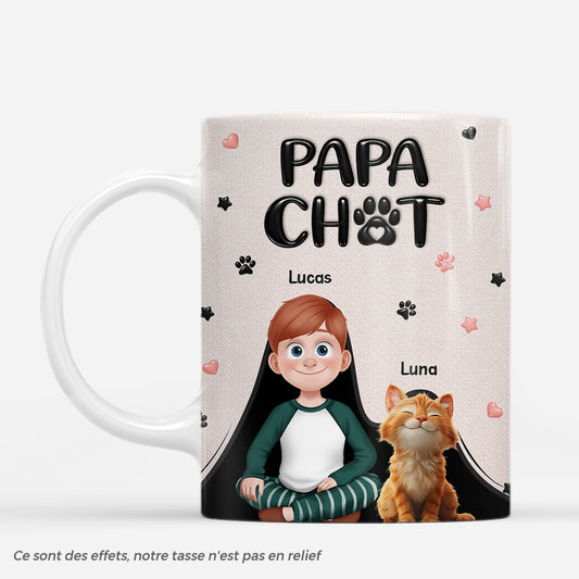 8030MFR1 effet dimpression 3d mug chat personnalise maman chat avec patte 8030mtkzd