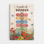 8043CFR1 toile personnalisee mamie maman dans le jardin de mamie 8043ctfwa