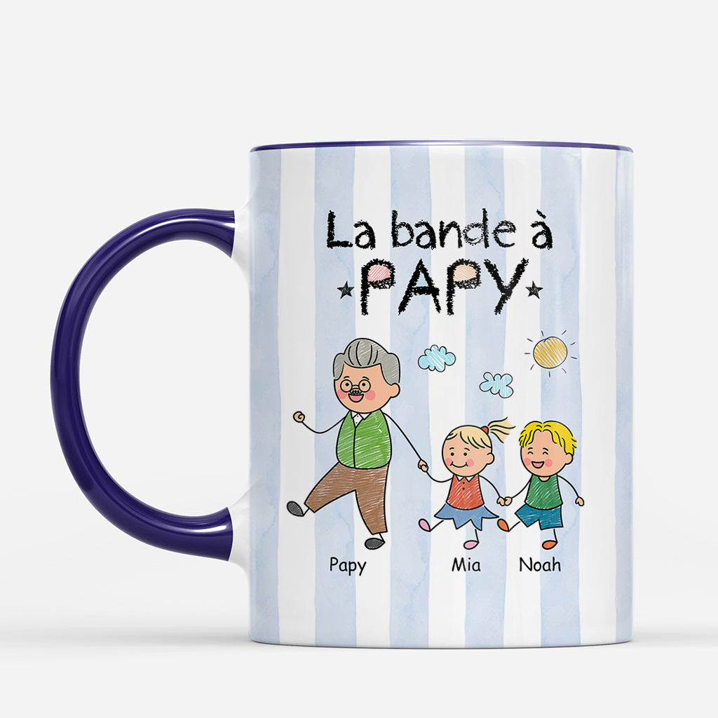 8053MFR2 mug personnalise famille la bande a maman mamie papa papy 8053m8p8a