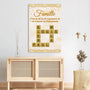 8062CFR3 effet dimpression 3d amour ne finit jamais toile mots croises famille personnalise 8062ccqzi