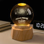 8086LFR2 meilleur papa papy maman mamie boule de cristal lumineuse 3d personnalisee 8086l8qnb