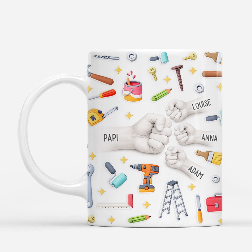 8096MFR2 effet dimpression 3d mug personnalisable papa papy_ cadeau papa bricoleur 8096m3xnb