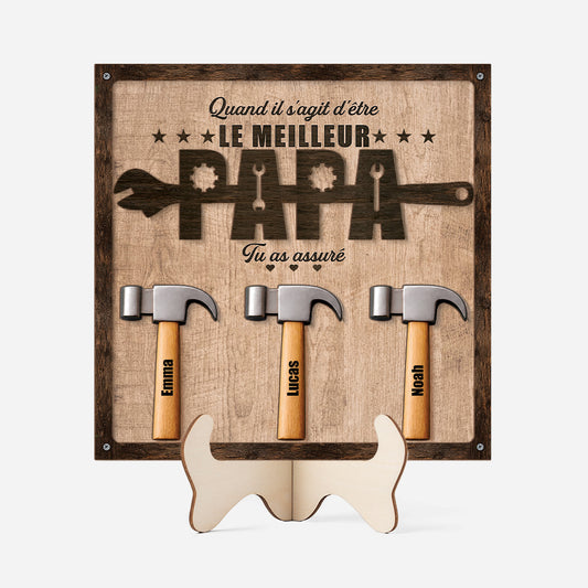 8110QFR1 effet dimpression 3d plaque en bois personnalisable_ etre le meilleur papa papy 8110qsybb