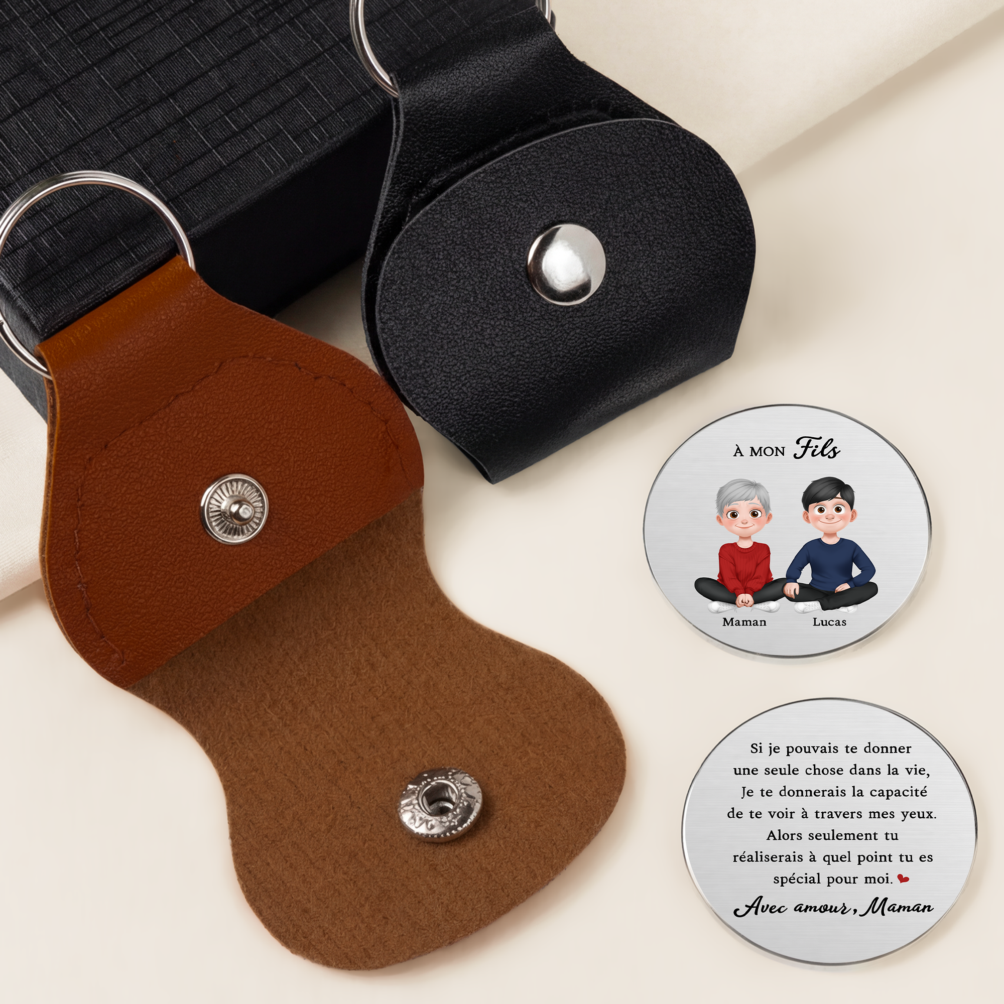 8122AFR2 calin de poche personnalise fille et fils tu es special pour moi 8122aj6fwa