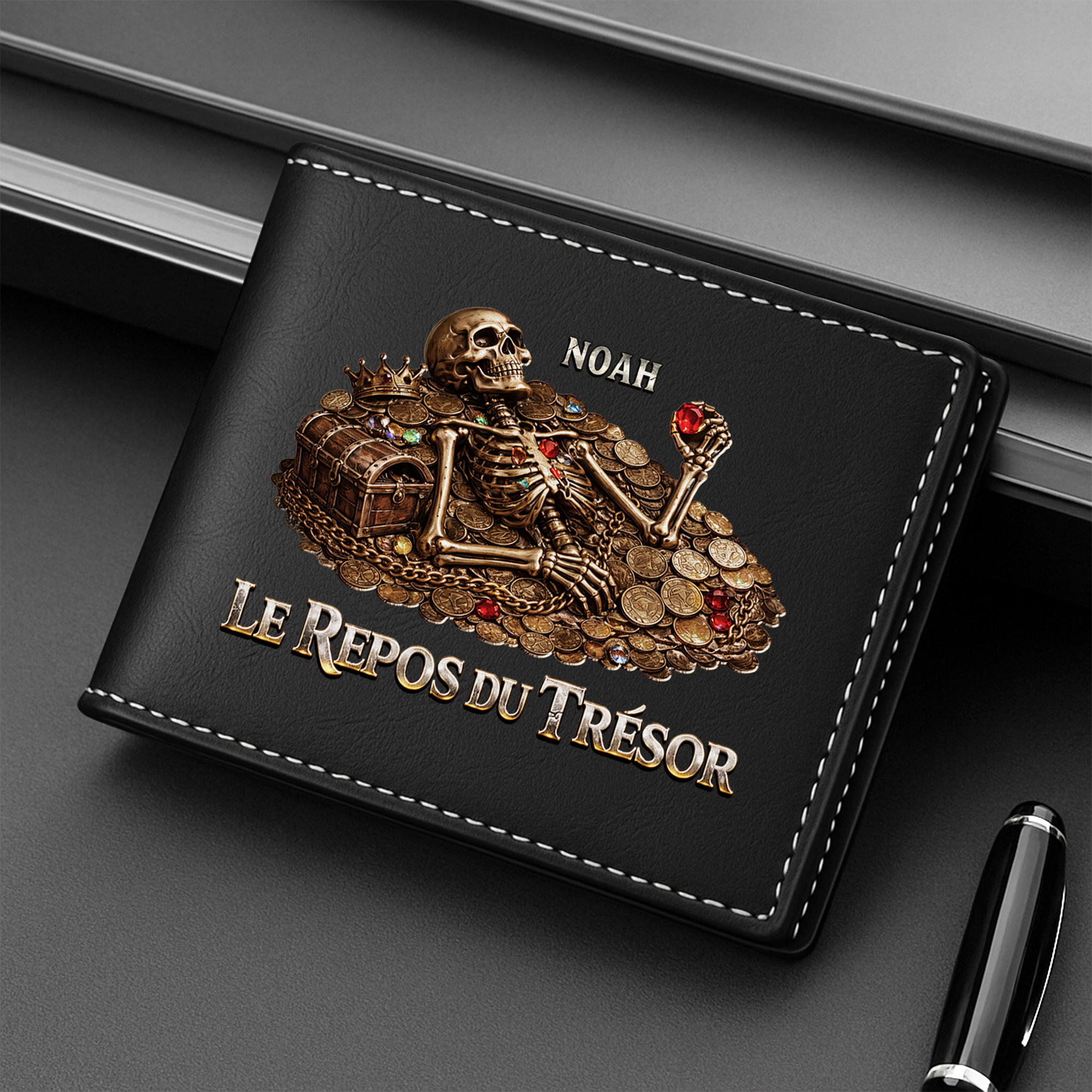 8132JFR2 effet dimpression 3d portefeuille cuir personnalise homme_ repos du tresor 8132j6xmb