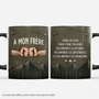 8148MFR1 effet dimpression 3d mug personnalise amis et frere_ frere un jour frere toujours 8148m3dhe