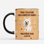 8159MFR2 effet dimpression 3d mug personnalise chien pas touche au cafe de maman 8159mnvwc