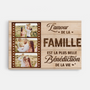 8162CFR1 toile personnalisee famille belle benediction de la vie 8162csfwi