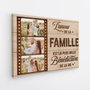 8162CFR2 toile personnalisee famille belle benediction de la vie 8162csfwi