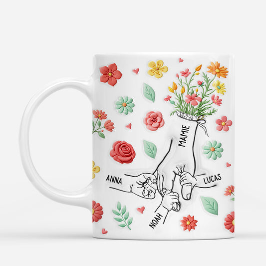 8163MFR1 effet dimpression 3d mug personnalise mamie maman cadeau fete des meres original 8163m8pza