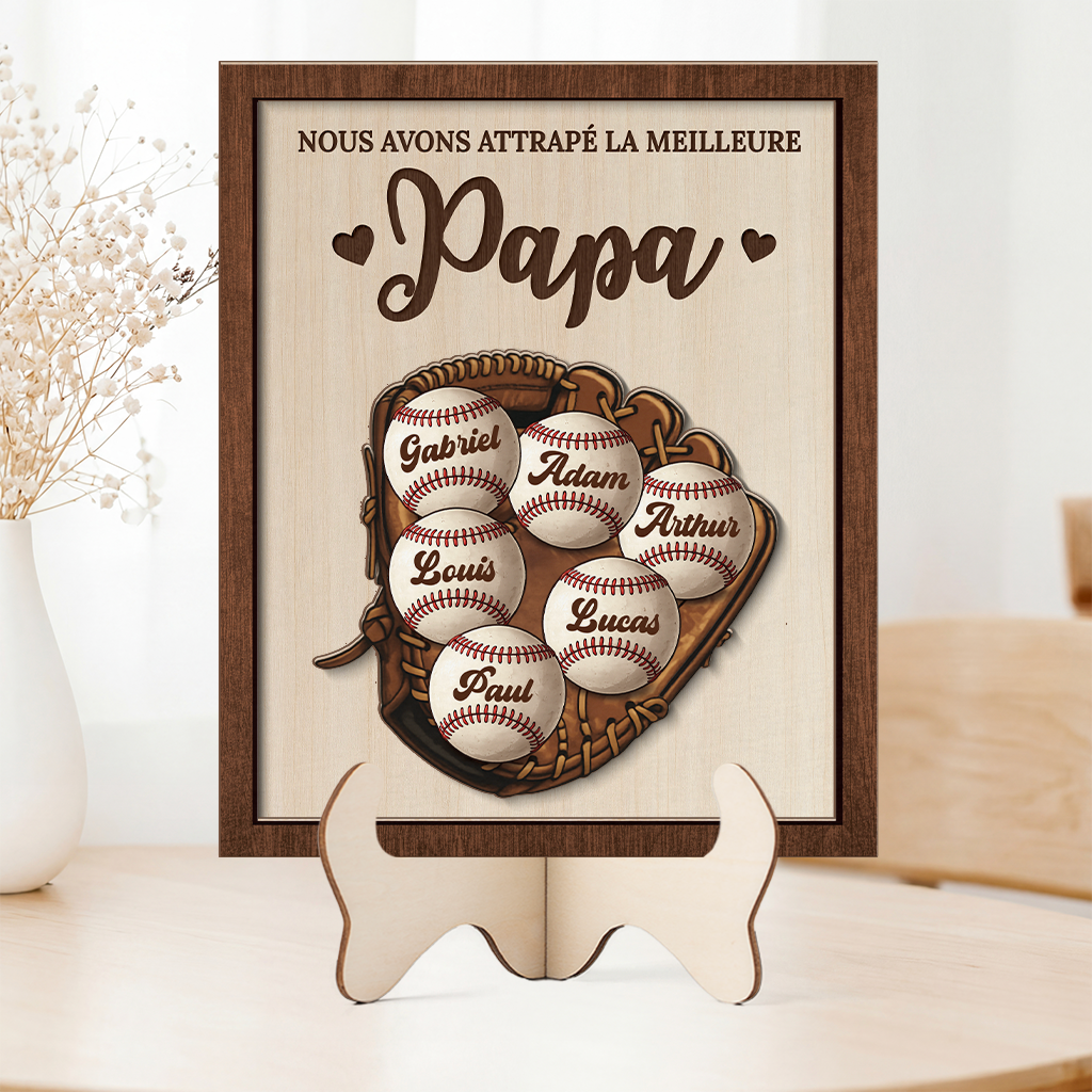8172QFR2 plaque en bois personnalisable_ j_ai attrape la meilleure maman papa 8172qcqha