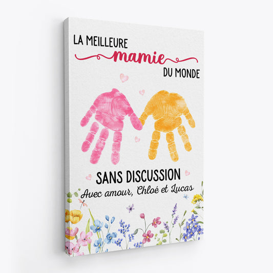 8177CFR2 tableau personnalise pour mamie maman meilleure maman du monde 8177cnpaa