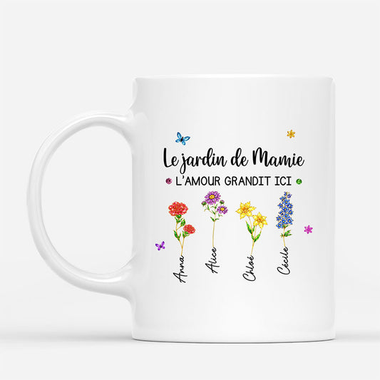 8181MFR1 tasse personnalise mamie maman le jardin de mamie 8181m8v5a
