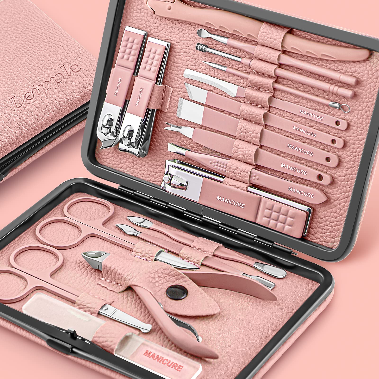 Kit manucure professionnel 18-en-1 de chez Leipple