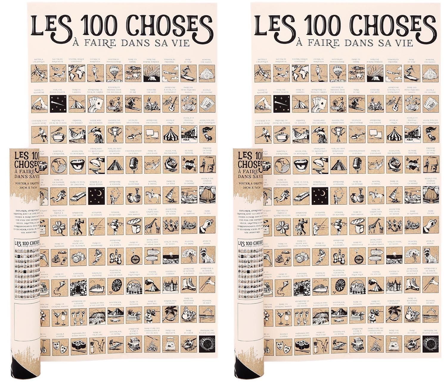 Poster à gratter 