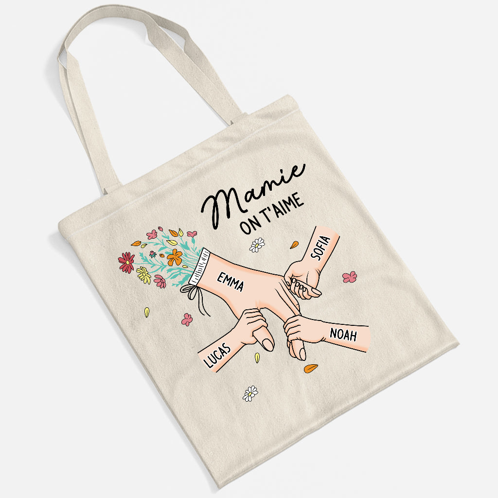 8227BFR2 tote bag personnalise_ mamie maman main dans la main 8227b6paa