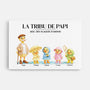 8252CFR1 toile personnalisee la bande a mamie papy canard 8252c6pma