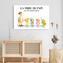 8252CFR3 toile personnalisee la bande a mamie papy canard 8252c6pma