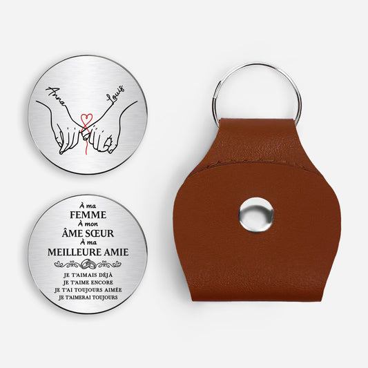 8262AFR1 cadeau mon mari mon ame soeur calin de poche personnalise_ couple 8262ajcqta